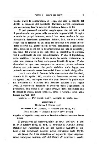 La giustizia amministrativa raccolta di decisioni e pareri del Consiglio di Stato, decisioni della Corte dei conti, sentenze della Cassazione di Roma, e decisioni delle Giunte provinciali amministrative