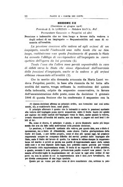 La giustizia amministrativa raccolta di decisioni e pareri del Consiglio di Stato, decisioni della Corte dei conti, sentenze della Cassazione di Roma, e decisioni delle Giunte provinciali amministrative