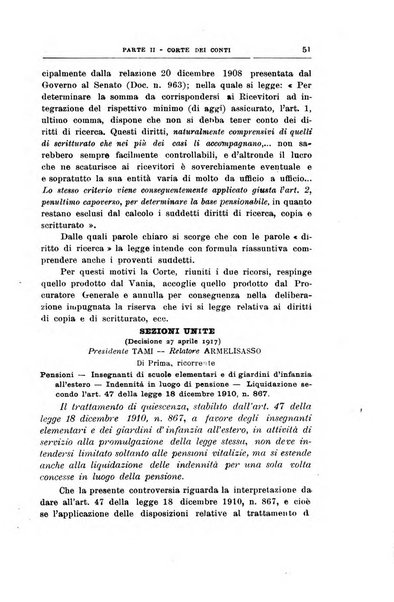 La giustizia amministrativa raccolta di decisioni e pareri del Consiglio di Stato, decisioni della Corte dei conti, sentenze della Cassazione di Roma, e decisioni delle Giunte provinciali amministrative