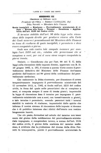 La giustizia amministrativa raccolta di decisioni e pareri del Consiglio di Stato, decisioni della Corte dei conti, sentenze della Cassazione di Roma, e decisioni delle Giunte provinciali amministrative