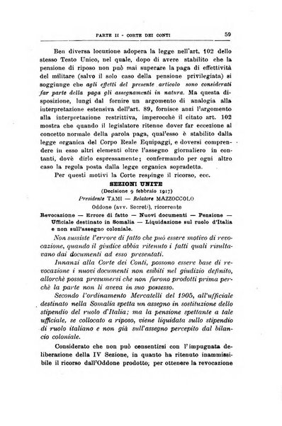 La giustizia amministrativa raccolta di decisioni e pareri del Consiglio di Stato, decisioni della Corte dei conti, sentenze della Cassazione di Roma, e decisioni delle Giunte provinciali amministrative