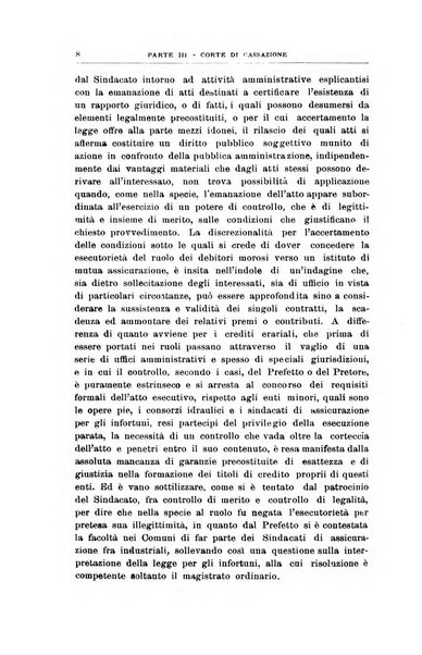 La giustizia amministrativa raccolta di decisioni e pareri del Consiglio di Stato, decisioni della Corte dei conti, sentenze della Cassazione di Roma, e decisioni delle Giunte provinciali amministrative