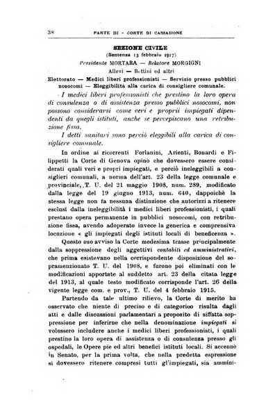 La giustizia amministrativa raccolta di decisioni e pareri del Consiglio di Stato, decisioni della Corte dei conti, sentenze della Cassazione di Roma, e decisioni delle Giunte provinciali amministrative