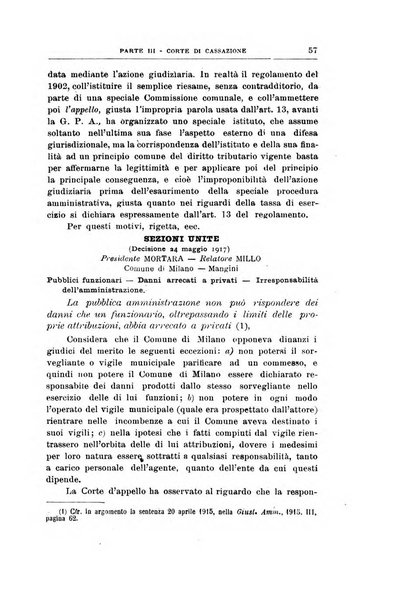 La giustizia amministrativa raccolta di decisioni e pareri del Consiglio di Stato, decisioni della Corte dei conti, sentenze della Cassazione di Roma, e decisioni delle Giunte provinciali amministrative