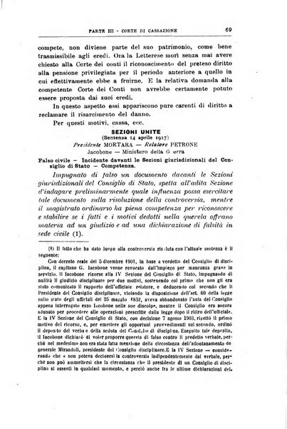 La giustizia amministrativa raccolta di decisioni e pareri del Consiglio di Stato, decisioni della Corte dei conti, sentenze della Cassazione di Roma, e decisioni delle Giunte provinciali amministrative