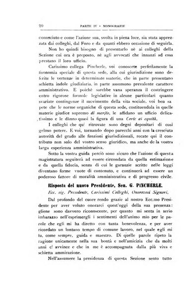 La giustizia amministrativa raccolta di decisioni e pareri del Consiglio di Stato, decisioni della Corte dei conti, sentenze della Cassazione di Roma, e decisioni delle Giunte provinciali amministrative