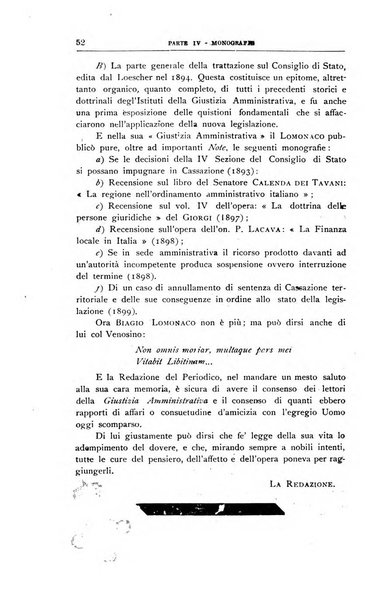 La giustizia amministrativa raccolta di decisioni e pareri del Consiglio di Stato, decisioni della Corte dei conti, sentenze della Cassazione di Roma, e decisioni delle Giunte provinciali amministrative