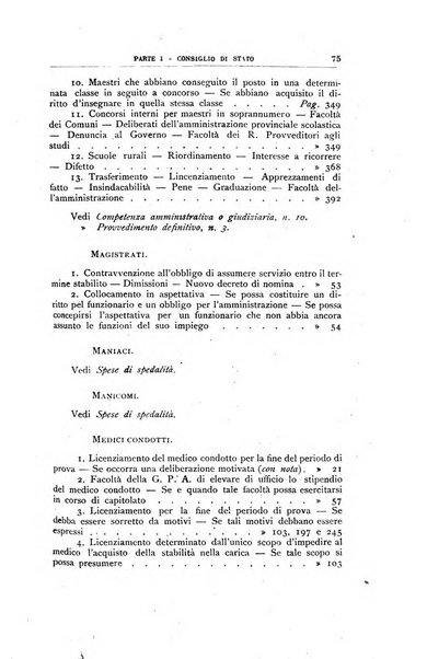 La giustizia amministrativa raccolta di decisioni e pareri del Consiglio di Stato, decisioni della Corte dei conti, sentenze della Cassazione di Roma, e decisioni delle Giunte provinciali amministrative