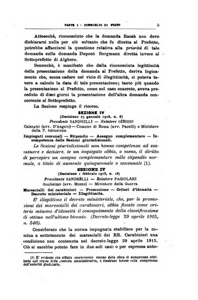 La giustizia amministrativa raccolta di decisioni e pareri del Consiglio di Stato, decisioni della Corte dei conti, sentenze della Cassazione di Roma, e decisioni delle Giunte provinciali amministrative