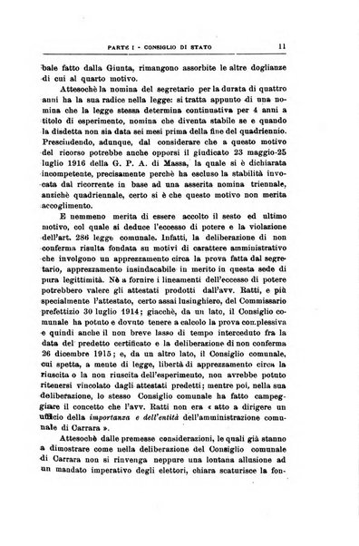 La giustizia amministrativa raccolta di decisioni e pareri del Consiglio di Stato, decisioni della Corte dei conti, sentenze della Cassazione di Roma, e decisioni delle Giunte provinciali amministrative