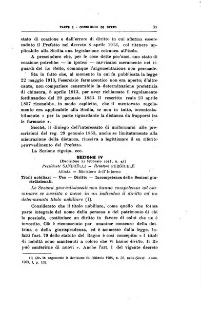 La giustizia amministrativa raccolta di decisioni e pareri del Consiglio di Stato, decisioni della Corte dei conti, sentenze della Cassazione di Roma, e decisioni delle Giunte provinciali amministrative