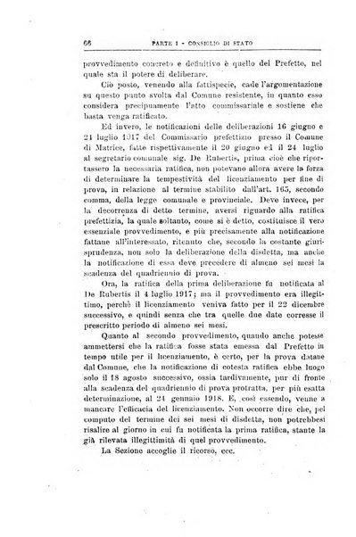 La giustizia amministrativa raccolta di decisioni e pareri del Consiglio di Stato, decisioni della Corte dei conti, sentenze della Cassazione di Roma, e decisioni delle Giunte provinciali amministrative