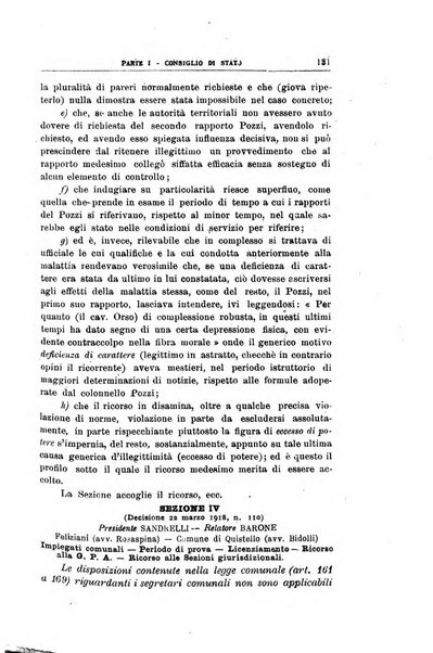 La giustizia amministrativa raccolta di decisioni e pareri del Consiglio di Stato, decisioni della Corte dei conti, sentenze della Cassazione di Roma, e decisioni delle Giunte provinciali amministrative