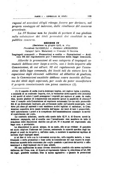 La giustizia amministrativa raccolta di decisioni e pareri del Consiglio di Stato, decisioni della Corte dei conti, sentenze della Cassazione di Roma, e decisioni delle Giunte provinciali amministrative