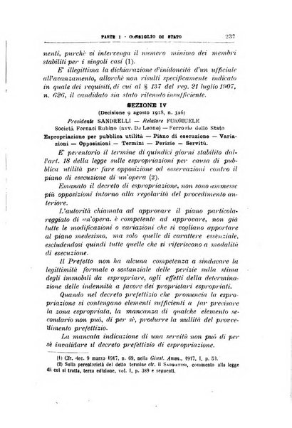 La giustizia amministrativa raccolta di decisioni e pareri del Consiglio di Stato, decisioni della Corte dei conti, sentenze della Cassazione di Roma, e decisioni delle Giunte provinciali amministrative