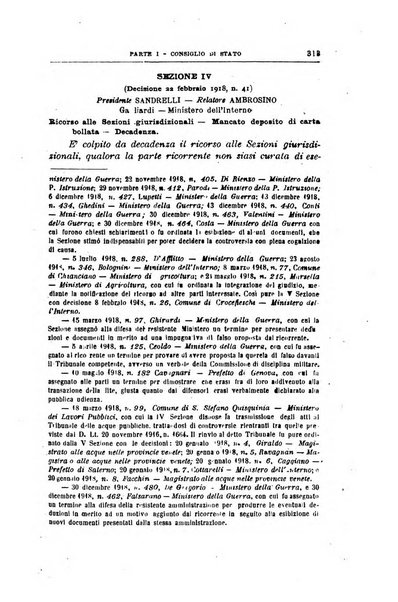 La giustizia amministrativa raccolta di decisioni e pareri del Consiglio di Stato, decisioni della Corte dei conti, sentenze della Cassazione di Roma, e decisioni delle Giunte provinciali amministrative