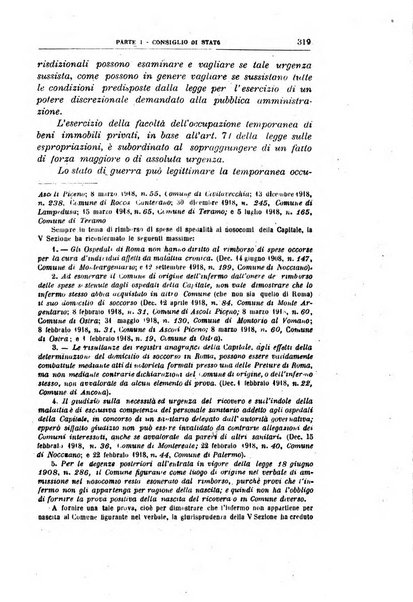 La giustizia amministrativa raccolta di decisioni e pareri del Consiglio di Stato, decisioni della Corte dei conti, sentenze della Cassazione di Roma, e decisioni delle Giunte provinciali amministrative