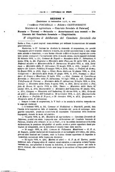 La giustizia amministrativa raccolta di decisioni e pareri del Consiglio di Stato, decisioni della Corte dei conti, sentenze della Cassazione di Roma, e decisioni delle Giunte provinciali amministrative