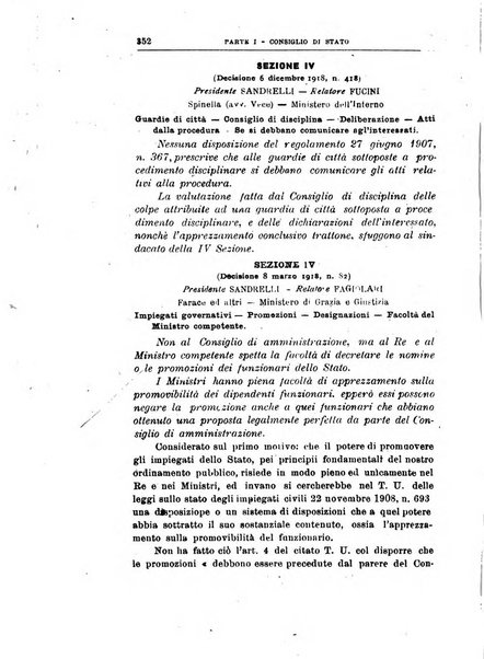 La giustizia amministrativa raccolta di decisioni e pareri del Consiglio di Stato, decisioni della Corte dei conti, sentenze della Cassazione di Roma, e decisioni delle Giunte provinciali amministrative