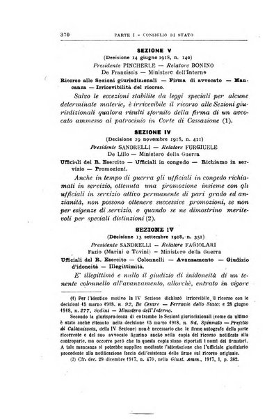 La giustizia amministrativa raccolta di decisioni e pareri del Consiglio di Stato, decisioni della Corte dei conti, sentenze della Cassazione di Roma, e decisioni delle Giunte provinciali amministrative