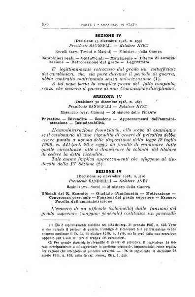 La giustizia amministrativa raccolta di decisioni e pareri del Consiglio di Stato, decisioni della Corte dei conti, sentenze della Cassazione di Roma, e decisioni delle Giunte provinciali amministrative