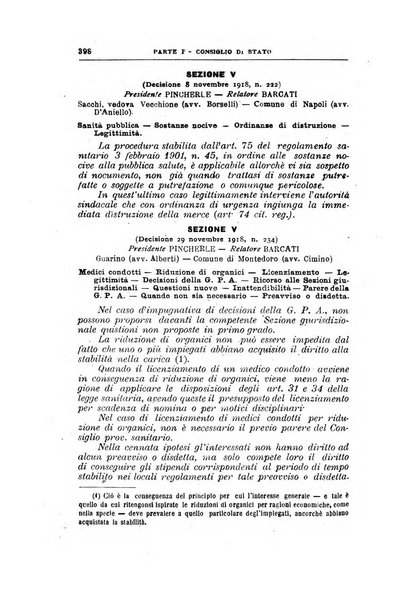 La giustizia amministrativa raccolta di decisioni e pareri del Consiglio di Stato, decisioni della Corte dei conti, sentenze della Cassazione di Roma, e decisioni delle Giunte provinciali amministrative