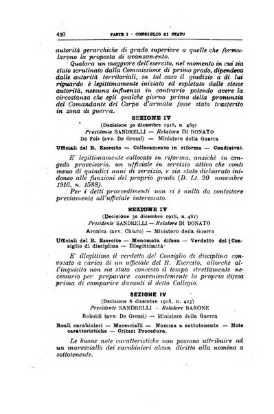 La giustizia amministrativa raccolta di decisioni e pareri del Consiglio di Stato, decisioni della Corte dei conti, sentenze della Cassazione di Roma, e decisioni delle Giunte provinciali amministrative