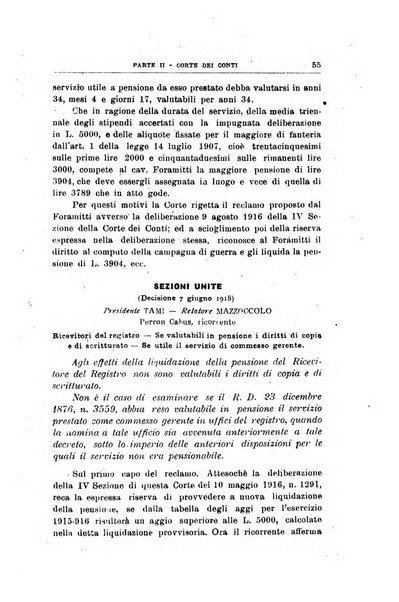 La giustizia amministrativa raccolta di decisioni e pareri del Consiglio di Stato, decisioni della Corte dei conti, sentenze della Cassazione di Roma, e decisioni delle Giunte provinciali amministrative