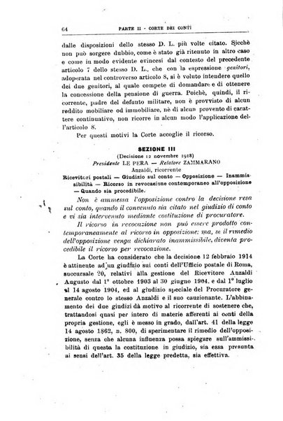 La giustizia amministrativa raccolta di decisioni e pareri del Consiglio di Stato, decisioni della Corte dei conti, sentenze della Cassazione di Roma, e decisioni delle Giunte provinciali amministrative