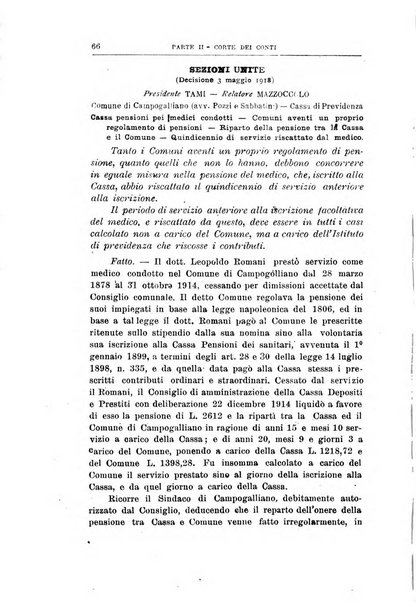 La giustizia amministrativa raccolta di decisioni e pareri del Consiglio di Stato, decisioni della Corte dei conti, sentenze della Cassazione di Roma, e decisioni delle Giunte provinciali amministrative