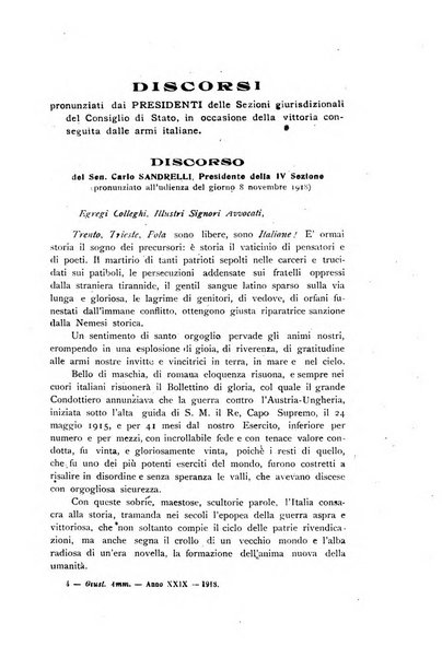 La giustizia amministrativa raccolta di decisioni e pareri del Consiglio di Stato, decisioni della Corte dei conti, sentenze della Cassazione di Roma, e decisioni delle Giunte provinciali amministrative