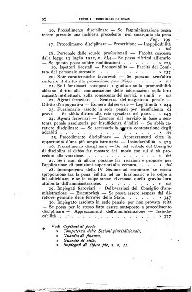 La giustizia amministrativa raccolta di decisioni e pareri del Consiglio di Stato, decisioni della Corte dei conti, sentenze della Cassazione di Roma, e decisioni delle Giunte provinciali amministrative