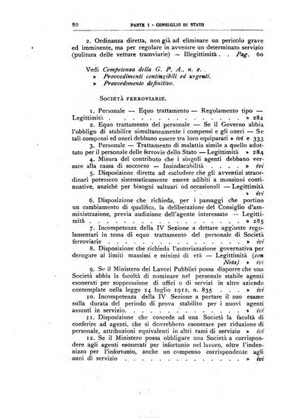 La giustizia amministrativa raccolta di decisioni e pareri del Consiglio di Stato, decisioni della Corte dei conti, sentenze della Cassazione di Roma, e decisioni delle Giunte provinciali amministrative