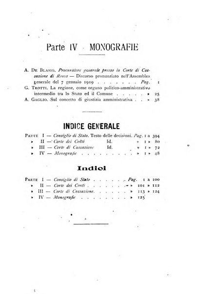 La giustizia amministrativa raccolta di decisioni e pareri del Consiglio di Stato, decisioni della Corte dei conti, sentenze della Cassazione di Roma, e decisioni delle Giunte provinciali amministrative