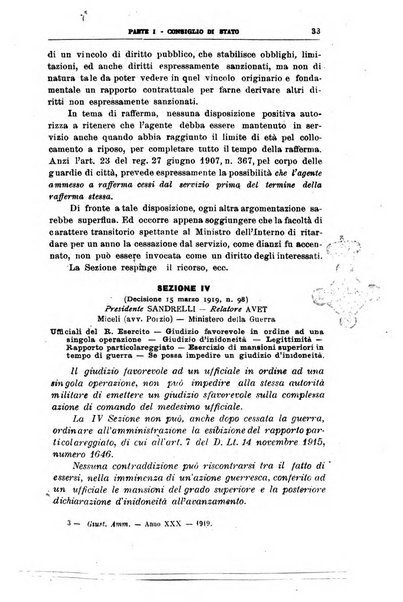 La giustizia amministrativa raccolta di decisioni e pareri del Consiglio di Stato, decisioni della Corte dei conti, sentenze della Cassazione di Roma, e decisioni delle Giunte provinciali amministrative