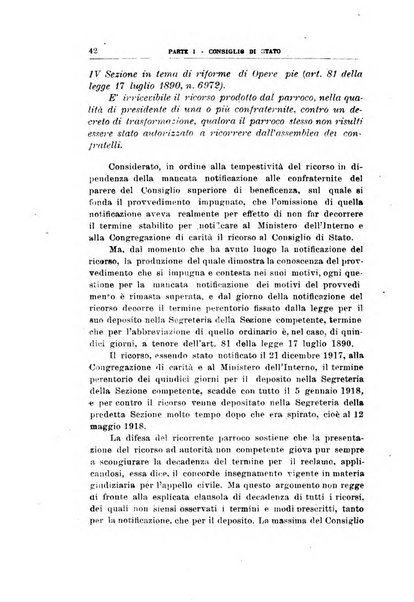 La giustizia amministrativa raccolta di decisioni e pareri del Consiglio di Stato, decisioni della Corte dei conti, sentenze della Cassazione di Roma, e decisioni delle Giunte provinciali amministrative