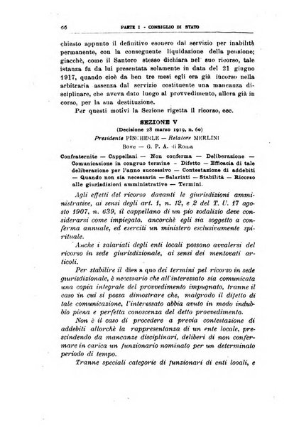 La giustizia amministrativa raccolta di decisioni e pareri del Consiglio di Stato, decisioni della Corte dei conti, sentenze della Cassazione di Roma, e decisioni delle Giunte provinciali amministrative