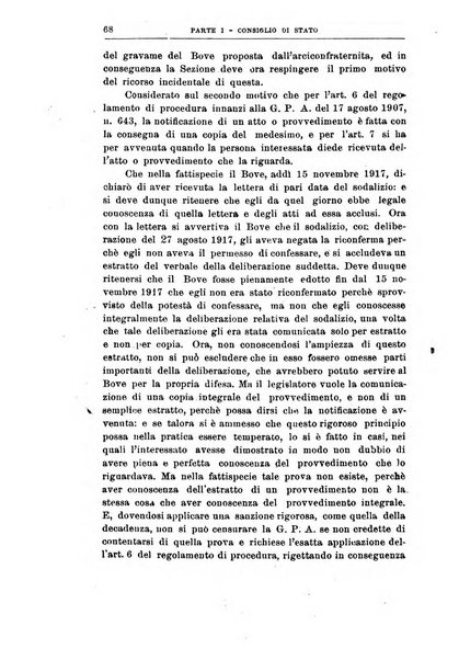 La giustizia amministrativa raccolta di decisioni e pareri del Consiglio di Stato, decisioni della Corte dei conti, sentenze della Cassazione di Roma, e decisioni delle Giunte provinciali amministrative