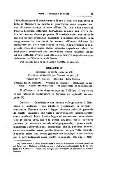 La giustizia amministrativa raccolta di decisioni e pareri del Consiglio di Stato, decisioni della Corte dei conti, sentenze della Cassazione di Roma, e decisioni delle Giunte provinciali amministrative