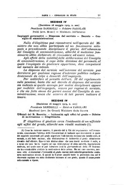 La giustizia amministrativa raccolta di decisioni e pareri del Consiglio di Stato, decisioni della Corte dei conti, sentenze della Cassazione di Roma, e decisioni delle Giunte provinciali amministrative