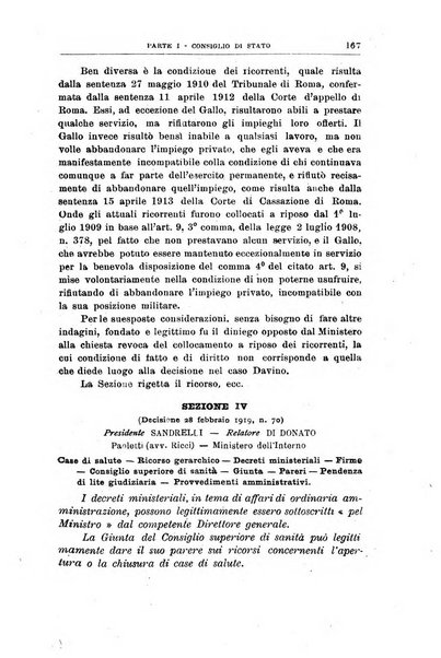 La giustizia amministrativa raccolta di decisioni e pareri del Consiglio di Stato, decisioni della Corte dei conti, sentenze della Cassazione di Roma, e decisioni delle Giunte provinciali amministrative