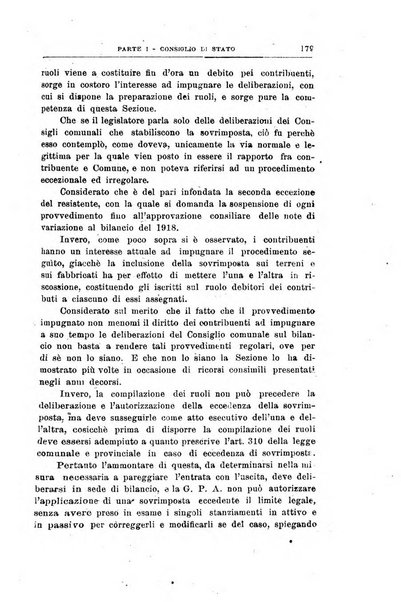 La giustizia amministrativa raccolta di decisioni e pareri del Consiglio di Stato, decisioni della Corte dei conti, sentenze della Cassazione di Roma, e decisioni delle Giunte provinciali amministrative