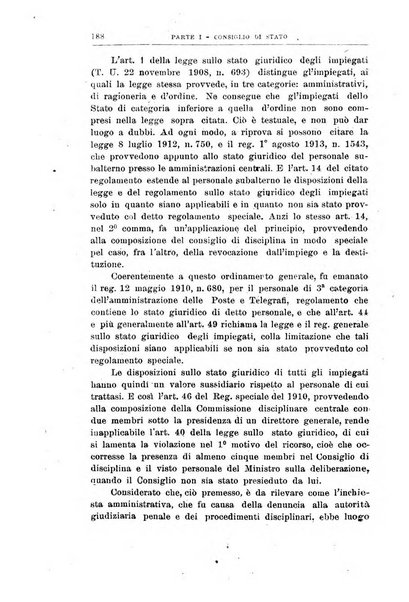 La giustizia amministrativa raccolta di decisioni e pareri del Consiglio di Stato, decisioni della Corte dei conti, sentenze della Cassazione di Roma, e decisioni delle Giunte provinciali amministrative