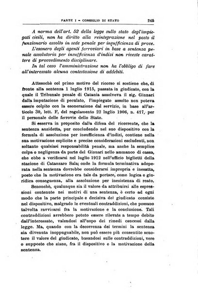 La giustizia amministrativa raccolta di decisioni e pareri del Consiglio di Stato, decisioni della Corte dei conti, sentenze della Cassazione di Roma, e decisioni delle Giunte provinciali amministrative