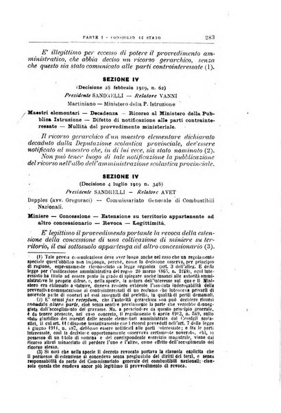 La giustizia amministrativa raccolta di decisioni e pareri del Consiglio di Stato, decisioni della Corte dei conti, sentenze della Cassazione di Roma, e decisioni delle Giunte provinciali amministrative