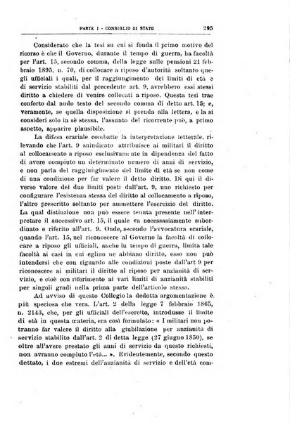 La giustizia amministrativa raccolta di decisioni e pareri del Consiglio di Stato, decisioni della Corte dei conti, sentenze della Cassazione di Roma, e decisioni delle Giunte provinciali amministrative