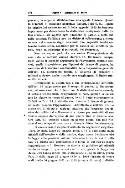 La giustizia amministrativa raccolta di decisioni e pareri del Consiglio di Stato, decisioni della Corte dei conti, sentenze della Cassazione di Roma, e decisioni delle Giunte provinciali amministrative