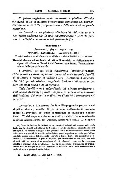 La giustizia amministrativa raccolta di decisioni e pareri del Consiglio di Stato, decisioni della Corte dei conti, sentenze della Cassazione di Roma, e decisioni delle Giunte provinciali amministrative