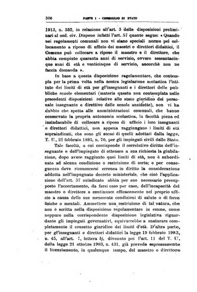 La giustizia amministrativa raccolta di decisioni e pareri del Consiglio di Stato, decisioni della Corte dei conti, sentenze della Cassazione di Roma, e decisioni delle Giunte provinciali amministrative