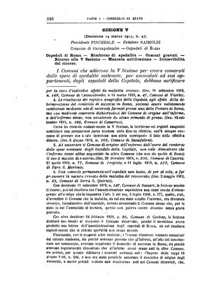 La giustizia amministrativa raccolta di decisioni e pareri del Consiglio di Stato, decisioni della Corte dei conti, sentenze della Cassazione di Roma, e decisioni delle Giunte provinciali amministrative